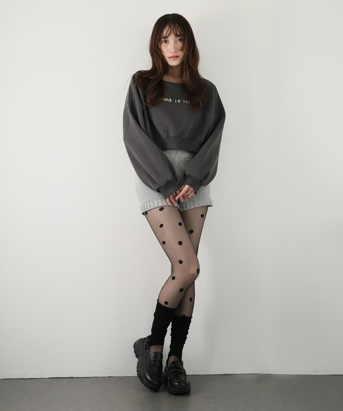 Ulysses(ユリシス)の「トレンカリブソックス(ソックス/靴下・レディース・ブラック/ホワイト/ライトグレー・F)」の20枚目の写真