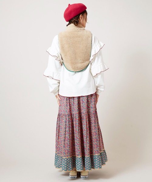 チャイハネ（チャイハネ）の「【チャイハネ】バグルアティアードスカート（スカート・レディース・オレンジ/ピンク・FREE）」の15枚目の写真