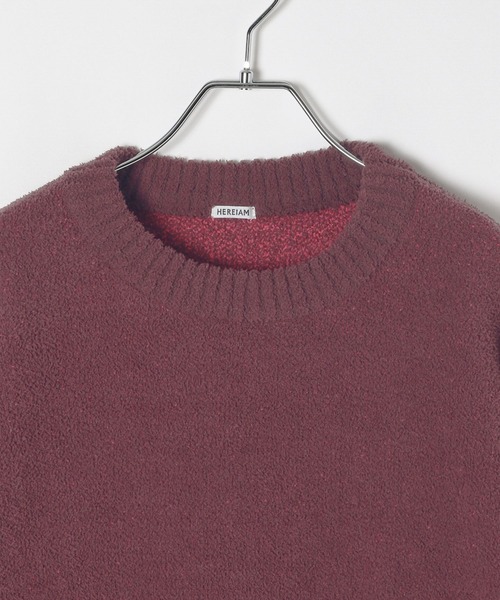 HEREIAM(ヘレイアム)の「【HEREIAM MEN】ユニセックス/グラデーションニットプルオーバー(ニット/セーター・メンズ・ピンク/アイボリー・MEDIUM/LARGE)」の4枚目の写真