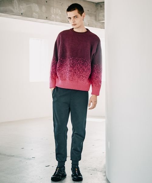 HEREIAM(ヘレイアム)の「【HEREIAM MEN】ユニセックス/グラデーションニットプルオーバー(ニット/セーター・メンズ・ピンク/アイボリー・MEDIUM/LARGE)」の15枚目の写真