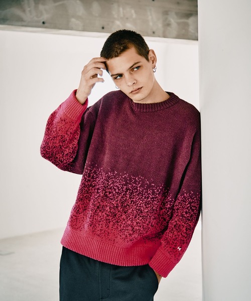 HEREIAM(ヘレイアム)の「【HEREIAM MEN】ユニセックス/グラデーションニットプルオーバー(ニット/セーター・メンズ・ピンク/アイボリー・MEDIUM/LARGE)」の17枚目の写真