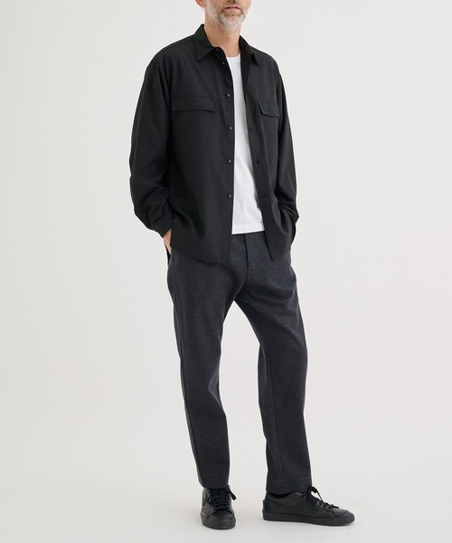 WHITE MOUNTAINEERING（ホワイトマウンテニアリング）の「【White Mountaineering / ホワイトマウンテニアリング】MID GUSSET SLEEVE STRETCH SHIRT（シャツ/ブラウス・メンズ・ブラック/グレー・0/1/2）」の3枚目の写真