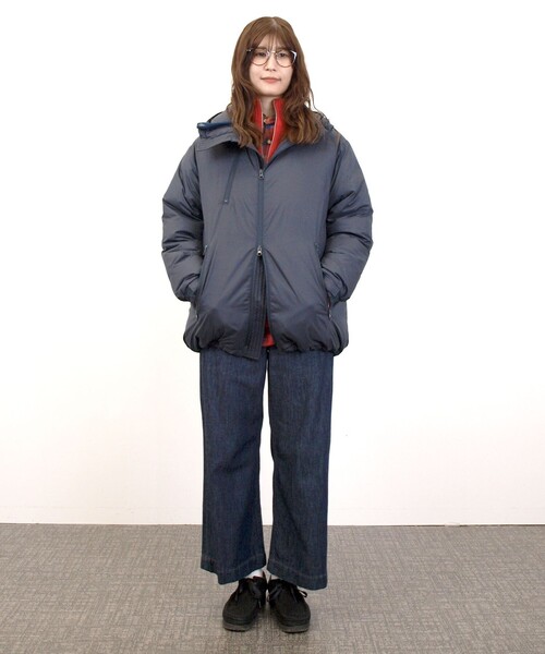 J.PRESS YORK STREET(ジェイプレスヨークストリート)の「【UNISEX】フーデット ダウンジャケット(ダウンジャケット/コート・メンズ・グレー系/ネイビー系・SMALL/MEDIUM/LARGE)」の21枚目の写真