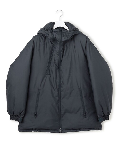 J.PRESS YORK STREET(ジェイプレスヨークストリート)の「【UNISEX】フーデット ダウンジャケット(ダウンジャケット/コート・メンズ・グレー系/ネイビー系・SMALL/MEDIUM/LARGE)」の4枚目の写真