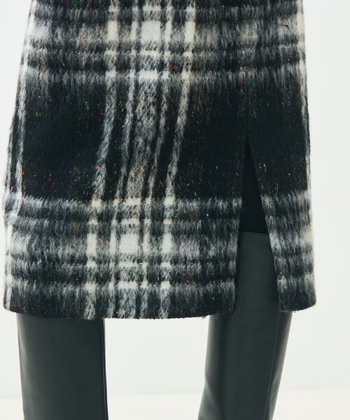 TOMORROWLAND collection（トゥモローランドコレクション）の「カラーネップチェック タイトストレートスカート（スカート・レディース・ブラック系その他・34/36）」の9枚目の写真