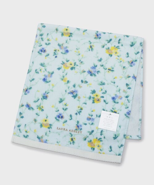 LAURA ASHLEY(ローラアシュレイ)の「プライオリーフェイスタオル(タオル・レディース・ピンク系その他/ホワイト系その他/ブルー系5・00)」の1枚目の写真