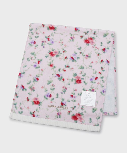 LAURA ASHLEY(ローラアシュレイ)の「プライオリーフェイスタオル(タオル・レディース・ピンク系その他/ホワイト系その他/ブルー系5・00)」の3枚目の写真