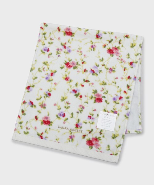 LAURA ASHLEY(ローラアシュレイ)の「プライオリーフェイスタオル(タオル・レディース・ピンク系その他/ホワイト系その他/ブルー系5・00)」の4枚目の写真
