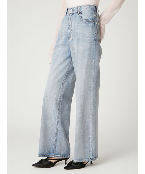 FRAY I.D（フレイアイディー）の「ハイウエストセンタープレスワイド