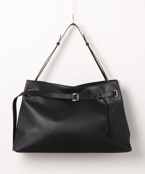 Knuth Marf（クヌースマーフ）の「Knuth Marf belted leather bigbag（ハンドバッグ・レディース・ブラック・FREE）」の10枚目の写真