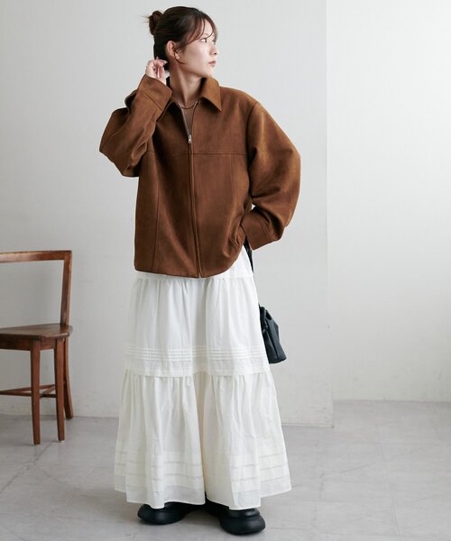 コーデを格上げ】タックフレアスカート（スカート）｜DISCOAT（ディス