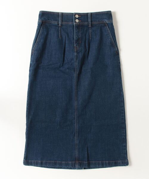 BANANA REPUBLIC FACTORY STORE(バナナリパブリック ファクトリーストア)の「BANANA REPUBLIC FACTORY STORE デニム プリーツ マキシスカート(デニムスカート・レディース・インディゴブルー/ライトインディゴブルー・2/0/4/6/8)」の8枚目の写真