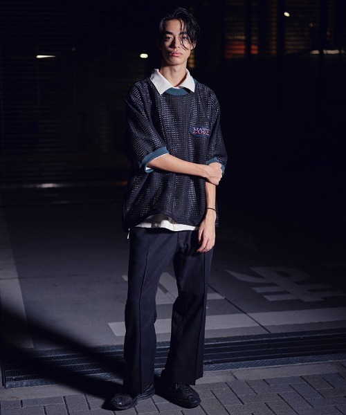 masterkey（マスターキー）の「mt10092-TIME LEAP-T メッシュTシャツ(MK26S-C-23)（Tシャツ/カットソー・メンズ・ブラック/グレー/ホワイト・2/1）」の4枚目の写真