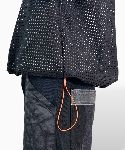 masterkey（マスターキー）の「mt10092-TIME LEAP-T メッシュTシャツ(MK26S-C-23)（Tシャツ/カットソー・メンズ・ブラック/グレー/ホワイト・2/1）」の9枚目の写真