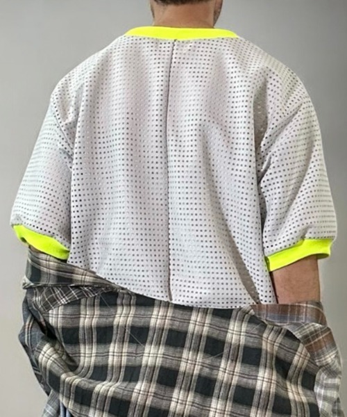 masterkey（マスターキー）の「mt10092-TIME LEAP-T メッシュTシャツ(MK26S-C-23)（Tシャツ/カットソー・メンズ・ブラック/グレー/ホワイト・2/1）」の14枚目の写真