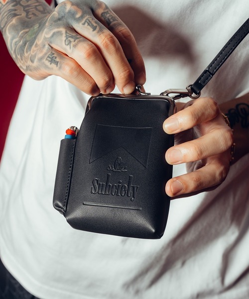 Subciety（サブサエティ）の「Cigaret shoulder bag（ショルダーバッグ・メンズ・ブラック/ブラウン・FREE）」の2枚目の写真