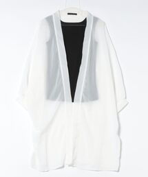 INTERPLANET | シフォン楊柳ガウン+リブタンクSET(シャツ/ブラウス)