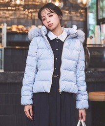 メンズ　短セクション カワウソ毛皮の襟 羊の毛皮　ダウンジャケット スタンドカラー　レザージャケット 2095 ☆高品質☆秋冬新品レディース短セクション 羊の毛皮 ダウン