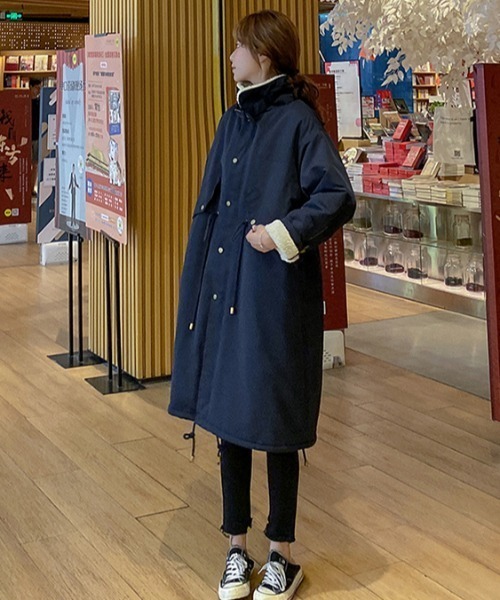 FAVORITO(ファヴォリート)の「ファーコート(その他アウター・レディース・ブラック/モカ/ネイビー・L/M/S/XL)」の10枚目の写真