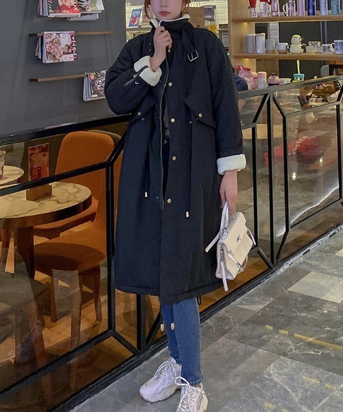 FAVORITO(ファヴォリート)の「ファーコート(その他アウター・レディース・ブラック/モカ/ネイビー・L/M/S/XL)」の18枚目の写真