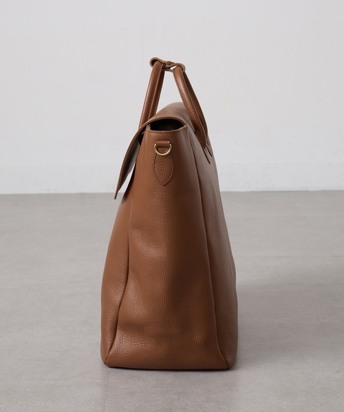 YOUNG&OLSEN The DRYGOODS STORE（ヤングアンドオルセン）の「【YOUNG&OLSEN】EMBOSSED LEATHER DELUXE TOTE L/トートバッグ（トートバッグ・レディース・ブラック/ブラウン/ベージュ・FREE）」の7枚目の写真