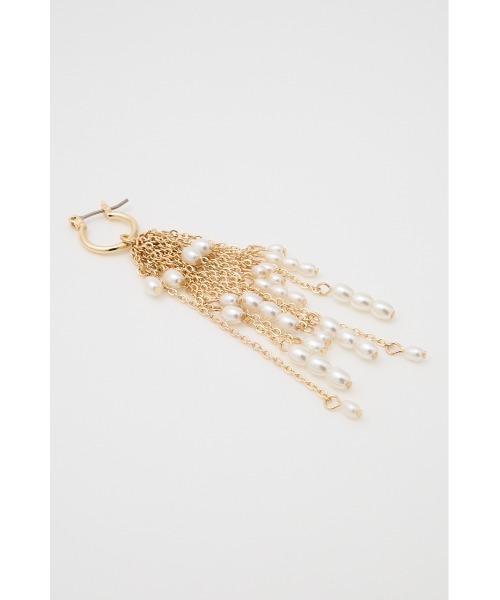 MOUSSY（マウジー）の「F/PEARL FRINGE ピアス（ピアス（両耳用）・レディース・シルバー/ゴールド・FREE）」の6枚目の写真
