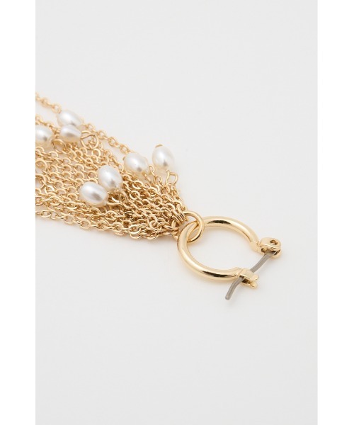 MOUSSY（マウジー）の「F/PEARL FRINGE ピアス（ピアス（両耳用）・レディース・シルバー/ゴールド・FREE）」の7枚目の写真