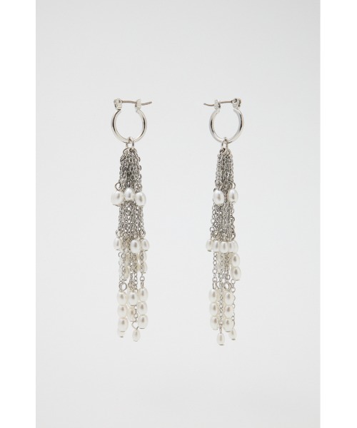 MOUSSY（マウジー）の「F/PEARL FRINGE ピアス（ピアス（両耳用）・レディース・シルバー/ゴールド・FREE）」の8枚目の写真