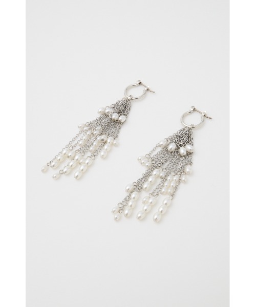 MOUSSY（マウジー）の「F/PEARL FRINGE ピアス（ピアス（両耳用）・レディース・シルバー/ゴールド・FREE）」の10枚目の写真