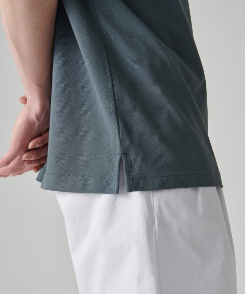 MUSINSA STANDARD（ムシンサスタンダード）の「[クールタンダード] リラックスフィットピケポロシャツ [ピーコックブルー]（ポロシャツ・メンズ・その他・SMALL/MEDIUM/LARGE/X-LARGE/XX-LARGE）」の6枚目の写真