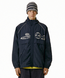 TEKET（テケット）の「Jingle Words Wind Jacket Navy（ナイロンジャケット）」