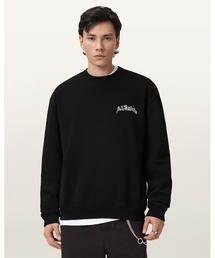 ALLSAINTS（オールセインツ）の「DESCENT OVERSIZED CROPPED SWEATSHIRT | DESCENT オーバーサイズ クロップド スウェットシャツ（スウェット）」