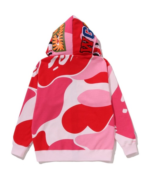A BATHING APE（アベイシングエイプ）の「MEGA ABC CAMO DOUBLE SHARK RELAXED FIT FULL ZIP HOODIE（パーカー・メンズ・ブルー/グリーン/ピンク・MEDIUM/LARGE/SMALL/XX-LARGE/X-LARGE）」の12枚目の写真