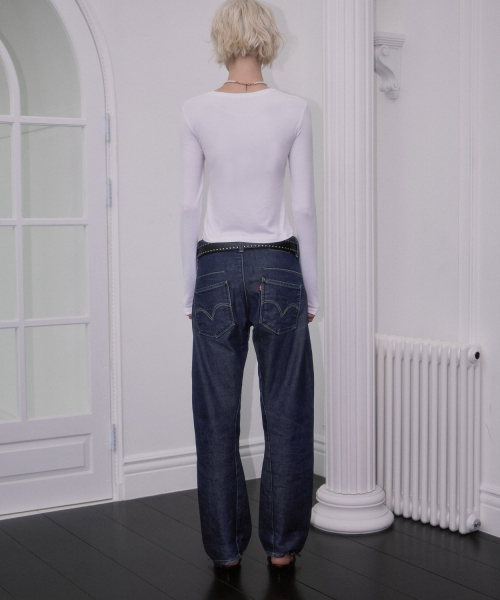 ROSEFRANTZ（ロゼフランツ）の「Tie Ribbon Long Sleeve [Ivory]（Tシャツ/カットソー・レディース・アイボリー・OS）」の4枚目の写真