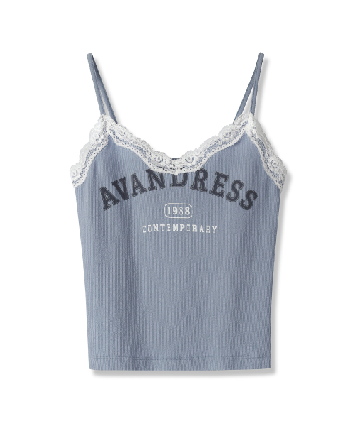 AVANDRESS(アバンドレス )の「Vintage Lace Sleeveless BLUE(Tシャツ/カットソー・レディース・ブルー・SMALL/MEDIUM)」の9枚目の写真