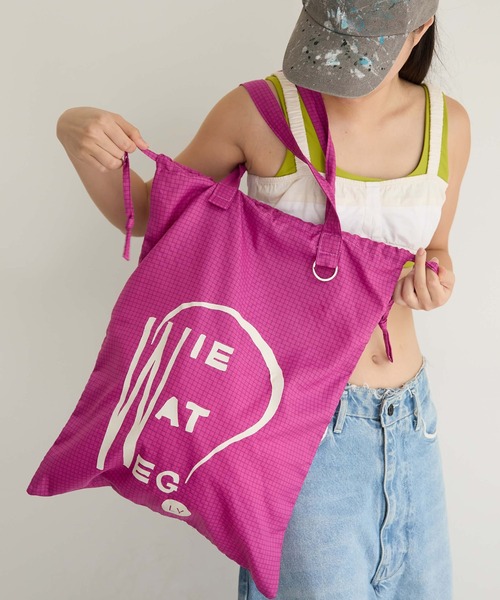 LY(エルワイ)の「【LY】A3sac トートバッグ(トートバッグ・レディース・ブルー/オレンジ/ライトグリーン/ピンク・FREE)」の4枚目の写真