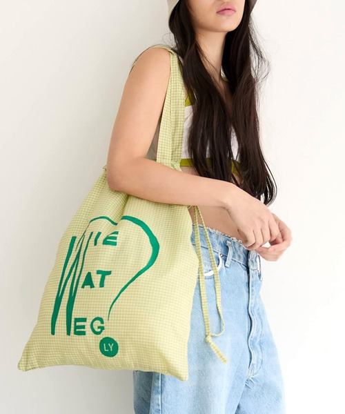 LY(エルワイ)の「【LY】A3sac トートバッグ(トートバッグ・レディース・ブルー/オレンジ/ライトグリーン/ピンク・FREE)」の2枚目の写真