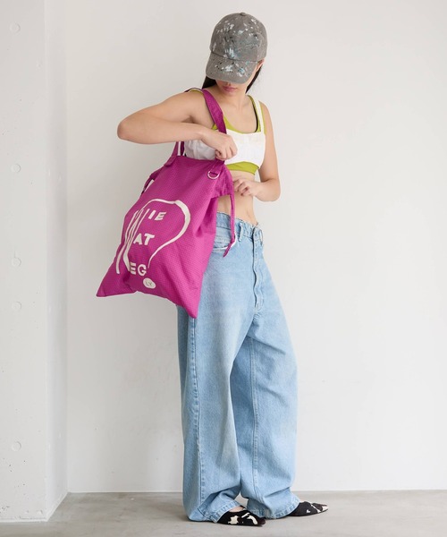LY(エルワイ)の「【LY】A3sac トートバッグ(トートバッグ・レディース・ブルー/オレンジ/ライトグリーン/ピンク・FREE)」の19枚目の写真