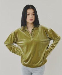 FUULLY STUDIO（フーリィーステューディオ）の「ベロアルーズポロプルオーバー（その他トップス）」