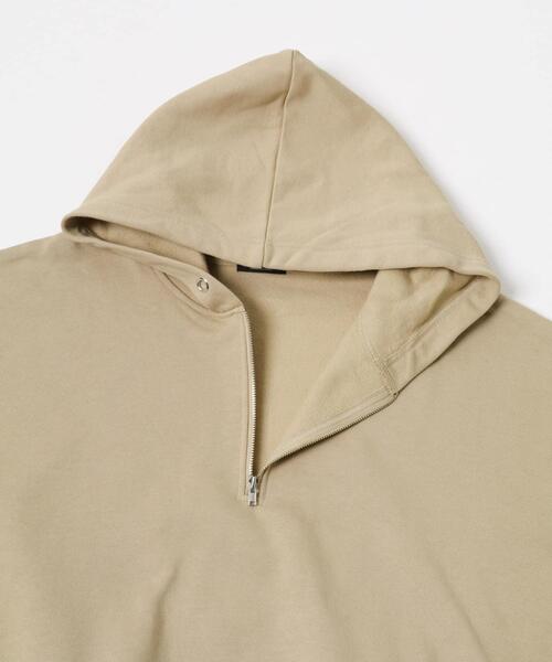 ITEMS URBANRESEARCH（アイテムズ アーバンリサーチ）の「ハイヒートコットンハーフジップスウェット（パーカー・レディース・ベージュ/グレー/ブラック・FREE）」の10枚目の写真