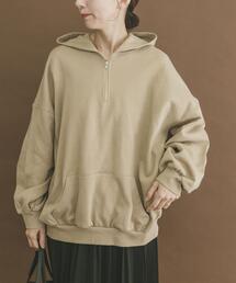ITEMS URBANRESEARCH（アイテムズ アーバンリサーチ）の「ハイヒートコットンハーフジップスウェット（パーカー・レディース）」