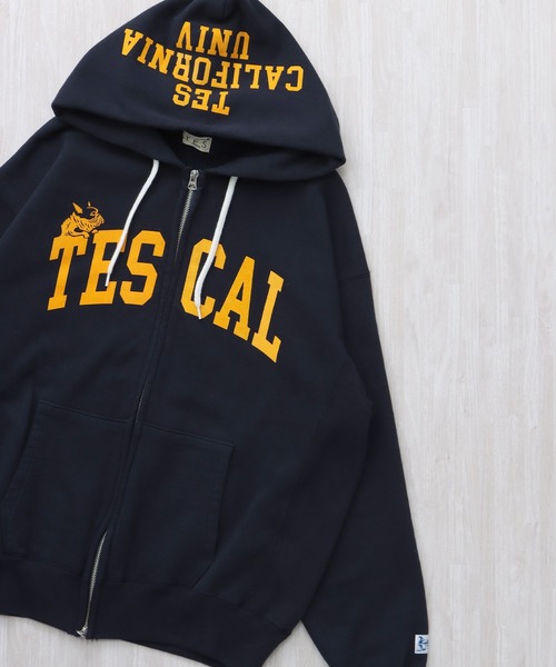 The Endless Summer(エンドレスサマー)の「TES COLLEGE SWEAT ZIP PARKA / スウェットパーカー(パーカー・メンズ・ブラック/ワイン/ネイビー・SMALL/MEDIUM/LARGE/X-LARGE)」の2枚目の写真