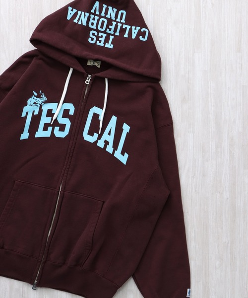The Endless Summer(エンドレスサマー)の「TES COLLEGE SWEAT ZIP PARKA / スウェットパーカー(パーカー・メンズ・ブラック/ワイン/ネイビー・SMALL/MEDIUM/LARGE/X-LARGE)」の3枚目の写真