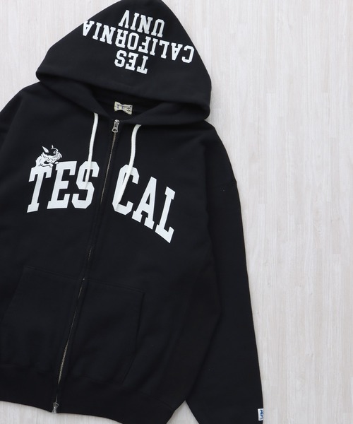 The Endless Summer(エンドレスサマー)の「TES COLLEGE SWEAT ZIP PARKA / スウェットパーカー(パーカー・メンズ・ブラック/ワイン/ネイビー・SMALL/MEDIUM/LARGE/X-LARGE)」の1枚目の写真