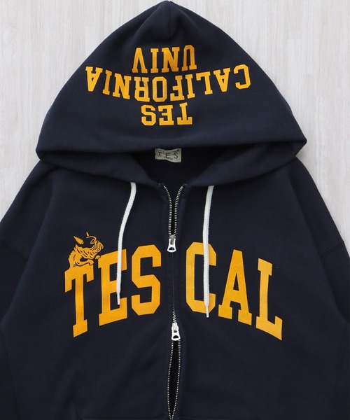 The Endless Summer(エンドレスサマー)の「TES COLLEGE SWEAT ZIP PARKA / スウェットパーカー(パーカー・メンズ・ブラック/ワイン/ネイビー・SMALL/MEDIUM/LARGE/X-LARGE)」の6枚目の写真