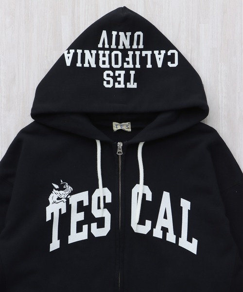 The Endless Summer(エンドレスサマー)の「TES COLLEGE SWEAT ZIP PARKA / スウェットパーカー(パーカー・メンズ・ブラック/ワイン/ネイビー・SMALL/MEDIUM/LARGE/X-LARGE)」の9枚目の写真