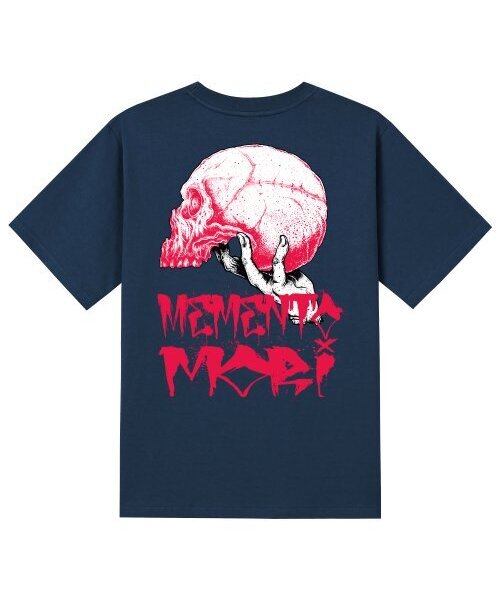 KAN6312(カン6312)の「KTN0053 ブハル 半袖Tシャツ - ネイビー(Tシャツ/カットソー・メンズ・その他・LARGE/MEDIUM/SMALL/X-LARGE)」の1枚目の写真
