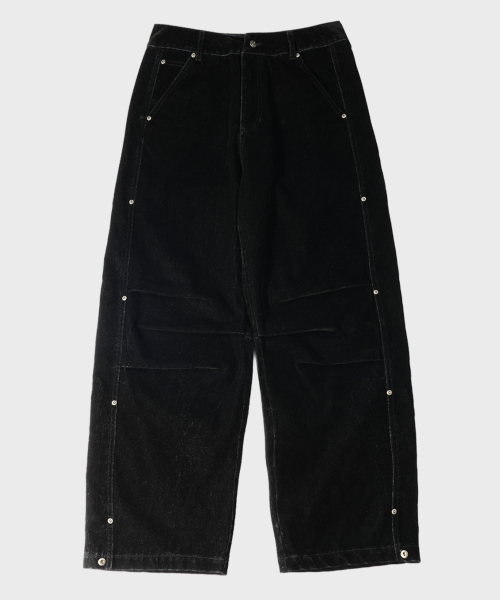 SAINTPAIN（セイントペイン）の「SPリベットベルベットデニムパンツブラック（デニムパンツ・レディース・その他・MEDIUM/LARGE）」の7枚目の写真