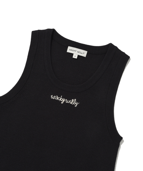 Wacky WiLLy(ワッキーウィリー)の「ウィメンズスリーブレスニットダークネイビー(ニット/セーター・レディース・その他・F)」の4枚目の写真