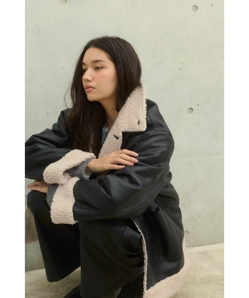 ALEXIA STAM（アリシアスタン）の「Reversible Boa Jacket